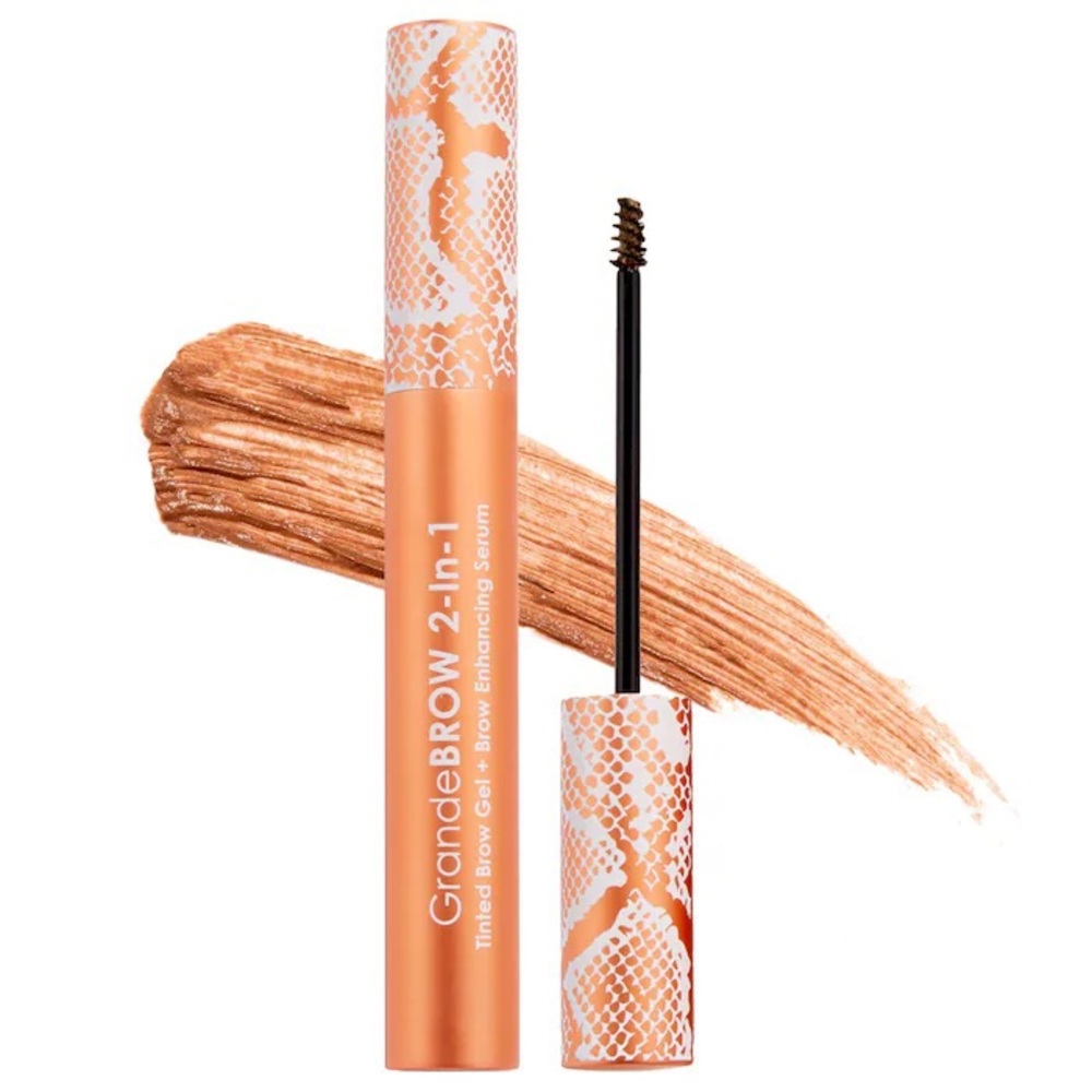 Grande Cosmetics GrandeBROW 2-In-1 Tinted Brow Gel+Brow Enhancing Serum in Light